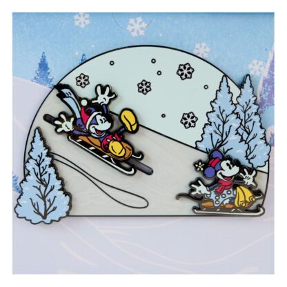 Disney by Loungefly Ansteck-Pins Mickey and friends Winter Wonderland 3" Limited Edition 8 cm – Bild 6