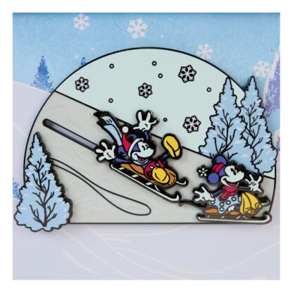 Disney by Loungefly Ansteck-Pins Mickey and friends Winter Wonderland 3" Limited Edition 8 cm – Bild 7