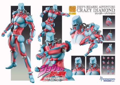 JoJo's Bizarre Adventure Part4 Super Action Actionfigur Chozokado Big (Crazy Diamond) 22 cm – Bild 11
