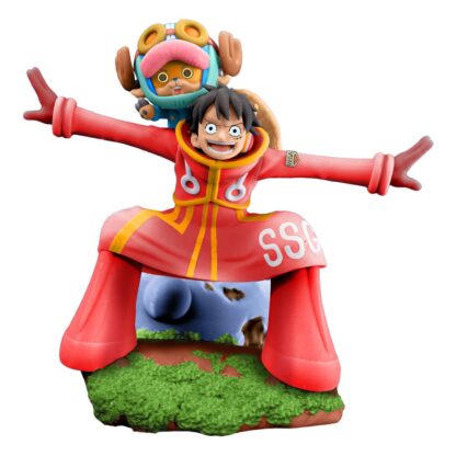 One Piece Petitrama PVC Mini-Statue Logbox Re Birth Egghead Set 9 cm – Bild 4