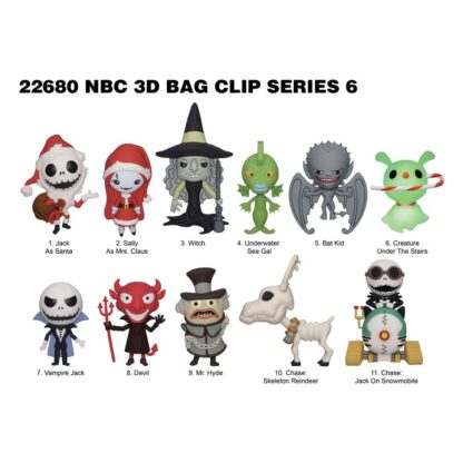 Nightmare before Christmas 3D PVC-Taschenanhänger Series 6 Display (24) – Bild 2