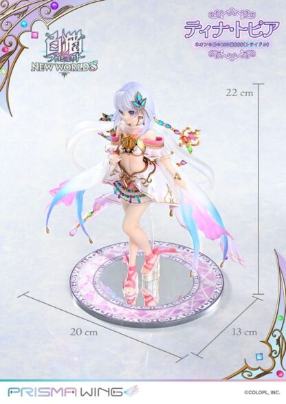 White Cat Project Prisma Wing PVC Statue 1/7 Tina Topia (The 10 Billion Tridollars of Neon Island) 22 cm – Bild 3