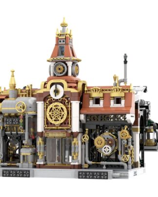 Original-Steampunk Series Bauset Steampunk Railway Station 36 cm