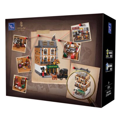 Sherlock Holmes Bauset Baker Street 221B Apartment 42 cm – Bild 2