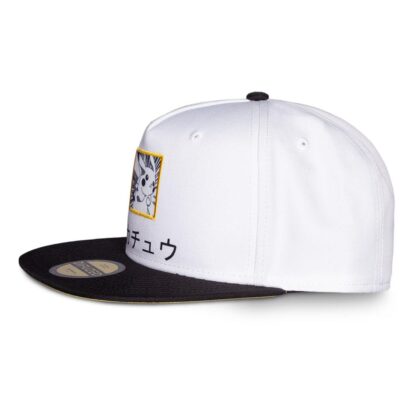 Pokémon Snapback Cap Pikachu Black, White, Yellow – Bild 5