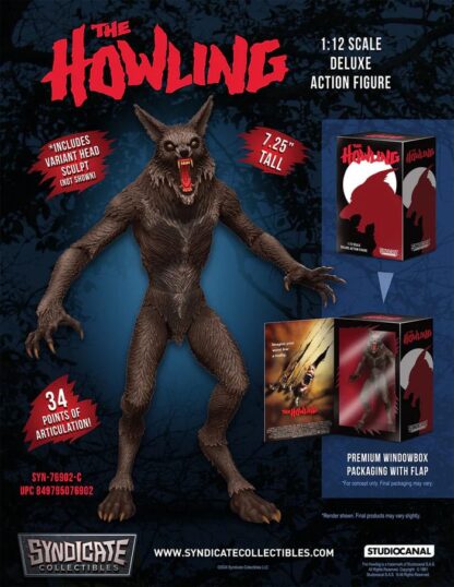 Das Tier Deluxe Actionfigur 1/12 Werewolf 19 cm – Bild 2