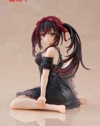 Date A Live V PVC Statue Desktop Cute Figure Kurumi Tokisaki Nightwear Ver. 13 cm