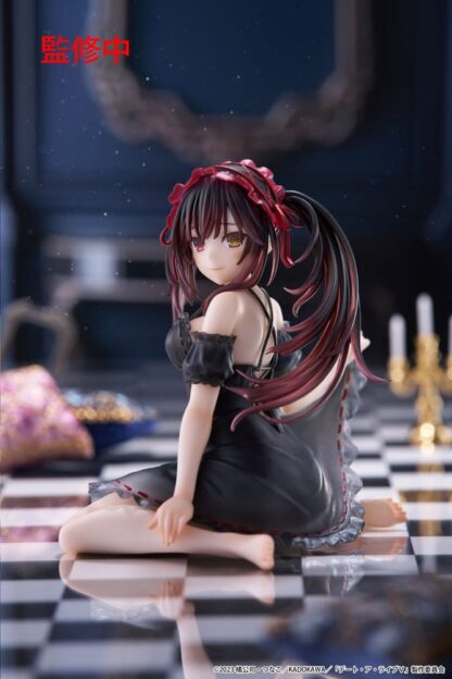Date A Live V PVC Statue Desktop Cute Figure Kurumi Tokisaki Nightwear Ver. 13 cm – Bild 2
