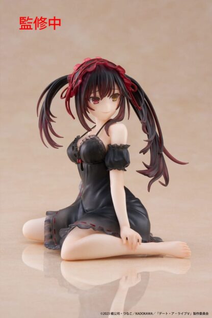 Date A Live V PVC Statue Desktop Cute Figure Kurumi Tokisaki Nightwear Ver. 13 cm – Bild 9