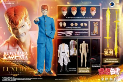 Yu Yu Hakusho Actionfigur 1/6 Kazuma Kuwabara (Luxury Version) 30 cm – Bild 27