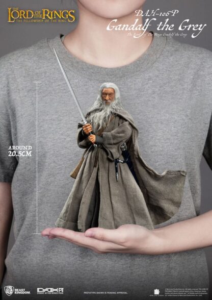 Herr der Ringe Dynamic 8ction Heroes Actionfigur 1/9 Gandalf der Graue 21 cm – Bild 8