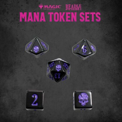 Magic the Gathering Dice and Token Pack Black Mana – Bild 4