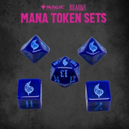 Magic the Gathering Dice and Token Pack Blue Mana – Bild 4