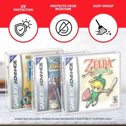 Acrylgehäuse 2er-Pack für Gameboy/Gameboy Advance Spiele – Bild 4