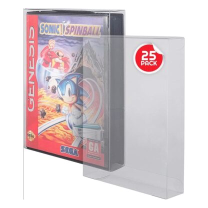 PET Gehäuse 25er-Pack für Sega Genesis Spiele – Bild 2