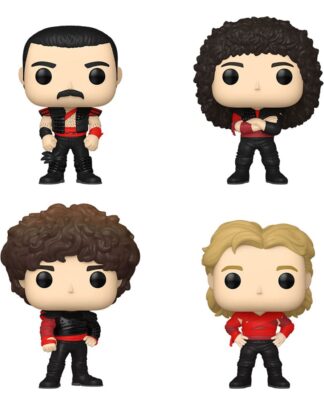 Queen POP! TV Vinyl Figuren 4er-Pack Radio Gaga 9 cm