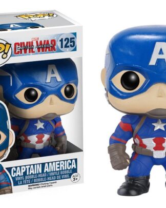 Captain America Civil War POP! Vinyl Wackelkopf Captain America 10 cm