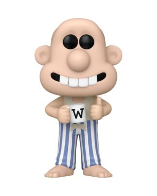 Wallace & Gromit POP! Animation Vinyl Figur Wallace In Pajamas 9 cm