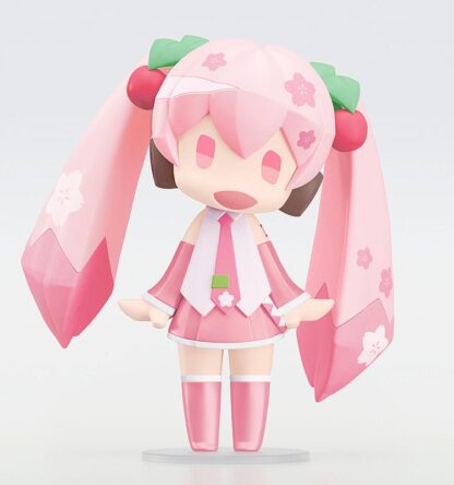 Character Vocal Series 01: Hatsune Miku HELLO! GOOD SMILE Actionfigur Sakura Miku 10 cm – Bild 3