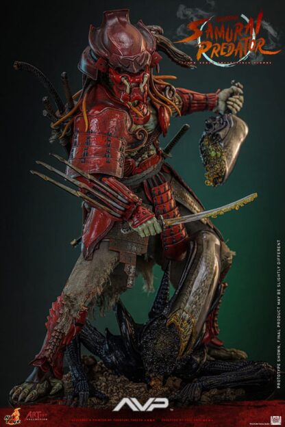 Alien vs. Predator Artist Collection Actionfigur 1/6 Akaoni Samurai Predator 35 cm – Bild 2