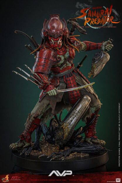 Alien vs. Predator Artist Collection Actionfigur 1/6 Akaoni Samurai Predator 35 cm – Bild 5