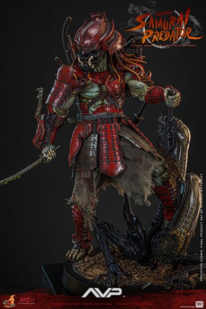 Alien vs. Predator Artist Collection Actionfigur 1/6 Akaoni Samurai Predator 35 cm – Bild 8