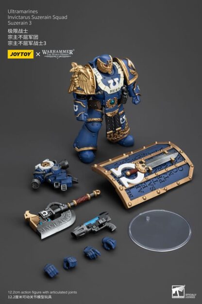 Warhammer The Horus Heresy Actionfigur 1/18 Ultramarines Invictarus Suzerain Squad Suzerain 3 12 cm – Bild 9