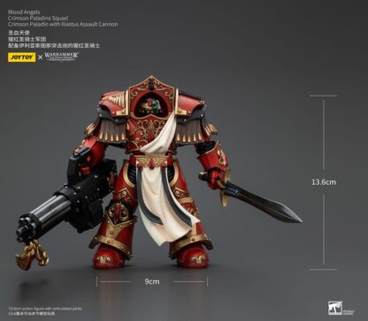Warhammer The Horus Heresy Actionfigur 1/18 Blood Angels Crimson Paladins Squad Crimson Paladin with Iliastus Assault Cannon 14 cm – Bild 9