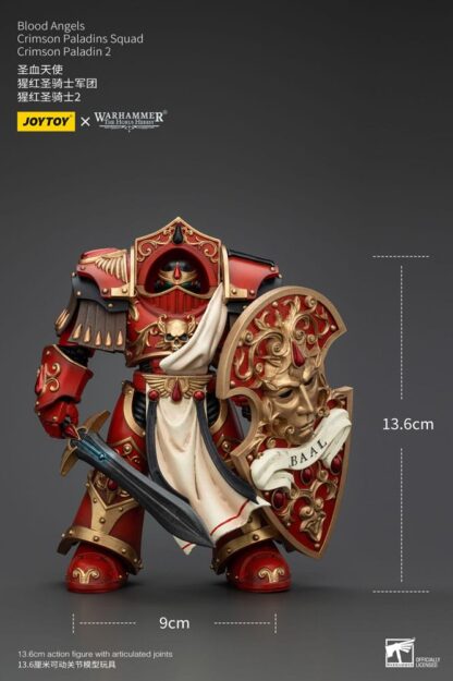 Warhammer The Horus Heresy Actionfigur 1/18 Blood Angels Crimson Paladins Squad Crimson Paladin 2 14 cm – Bild 12