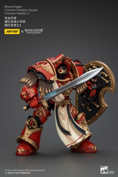 Warhammer The Horus Heresy Actionfigur 1/18 Blood Angels Crimson Paladins Squad Crimson Paladin 3 14 cm – Bild 4