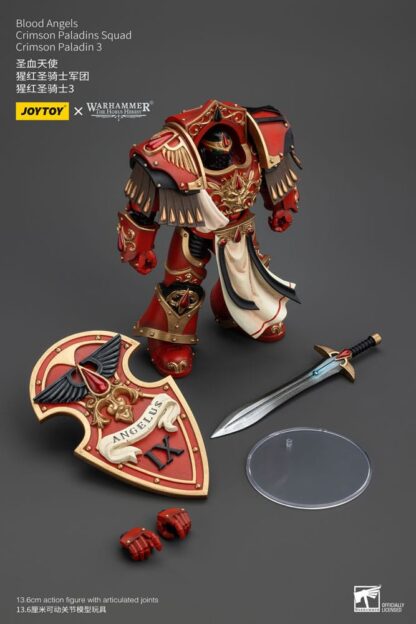 Warhammer The Horus Heresy Actionfigur 1/18 Blood Angels Crimson Paladins Squad Crimson Paladin 3 14 cm – Bild 8