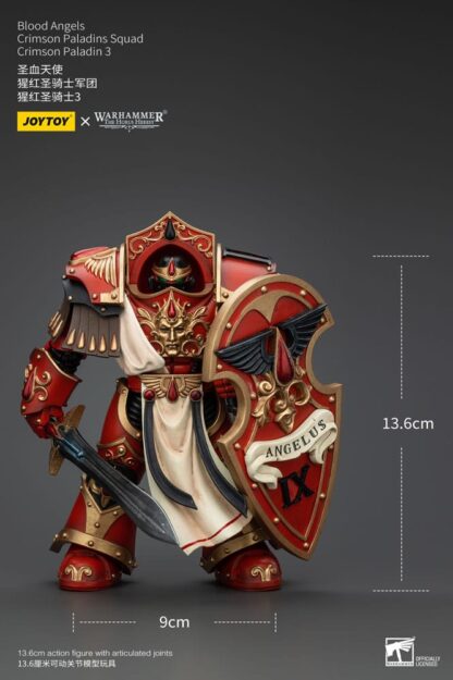 Warhammer The Horus Heresy Actionfigur 1/18 Blood Angels Crimson Paladins Squad Crimson Paladin 3 14 cm – Bild 9