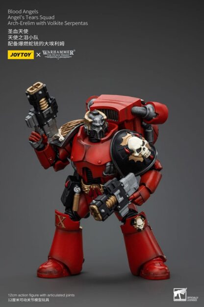 Warhammer The Horus Heresy Actionfigur 1/18 Blood Angels Angel's Tears Squad Arch-Erelim with Volkite Serpentas 12 cm – Bild 5