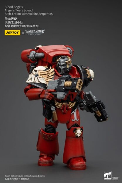 Warhammer The Horus Heresy Actionfigur 1/18 Blood Angels Angel's Tears Squad Arch-Erelim with Volkite Serpentas 12 cm – Bild 6