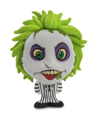 Beetlejuice Beetlejuice Bhunny Flocked Vinyl Figur Beetlejuice Striped Suit 10 cm