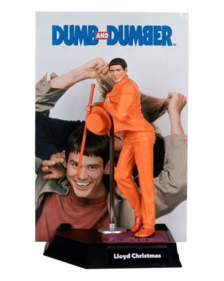 Dumm und Dümmer Movie Maniacs PVC Statue Lloyd Christmas (Gold Label) 15 cm