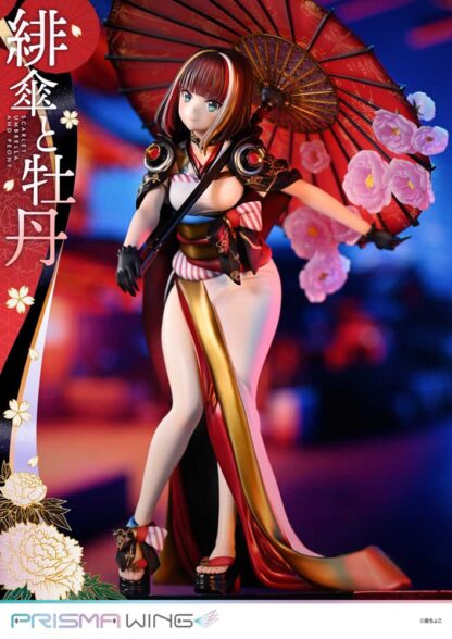 Original Illustration by Fuzichoco Prisma Wing PVC Statue 1/7 Scarlet Umbrella And Peony 28 cm – Bild 3