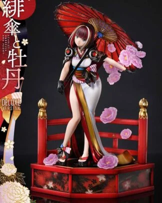 Original Illustration by Fuzichoco Prisma Wing PVC Statue 1/7 Scarlet Umbrella And Peony Deluxe Version 32 cm