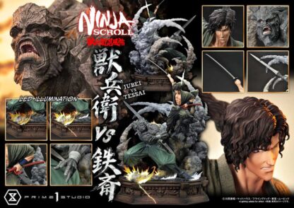Ninja Scroll Ultimate Premium Masterline Series Statue 1/4 Jubei Versus Tessai 101 cm – Bild 4