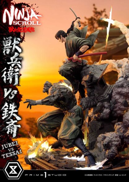Ninja Scroll Ultimate Premium Masterline Series Statue 1/4 Jubei Versus Tessai 101 cm – Bild 14