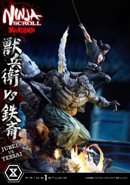 Ninja Scroll Ultimate Premium Masterline Series Statue 1/4 Jubei Versus Tessai 101 cm – Bild 15