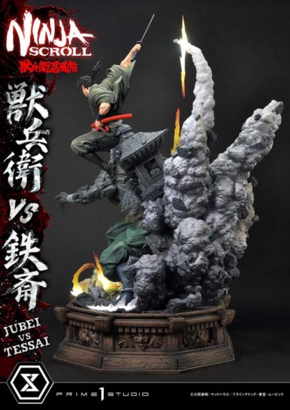 Ninja Scroll Ultimate Premium Masterline Series Statue 1/4 Jubei Versus Tessai Deluxe Version 101 cm – Bild 14