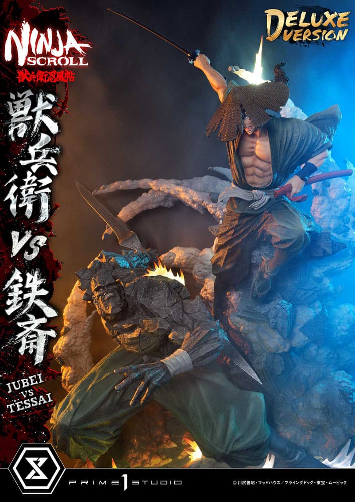 Ninja Scroll Ultimate Premium Masterline Series Statue 1/4 Jubei Versus Tessai Deluxe Bonus Version 101 cm – Bild 9