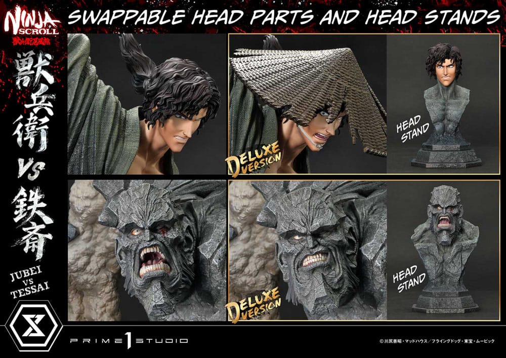 Ninja Scroll Ultimate Premium Masterline Series Statue 1/4 Jubei Versus Tessai Deluxe Bonus Version 101 cm – Bild 11