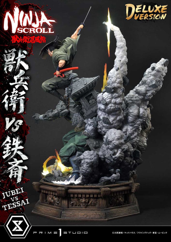 Ninja Scroll Ultimate Premium Masterline Series Statue 1/4 Jubei Versus Tessai Deluxe Bonus Version 101 cm – Bild 14