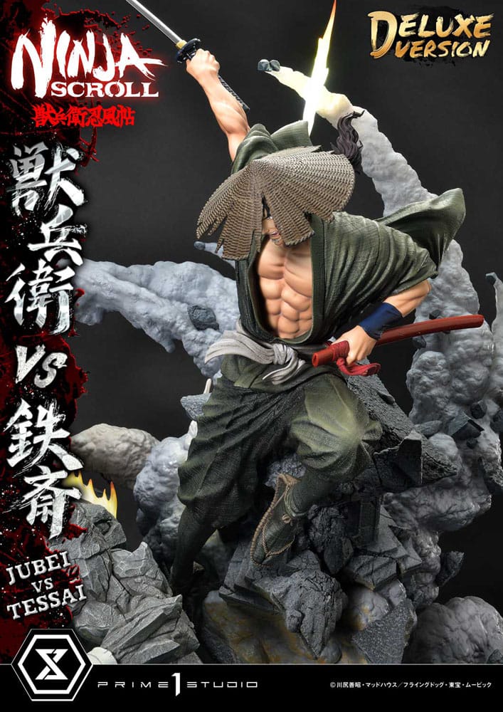 Ninja Scroll Ultimate Premium Masterline Series Statue 1/4 Jubei Versus Tessai Deluxe Bonus Version 101 cm – Bild 15