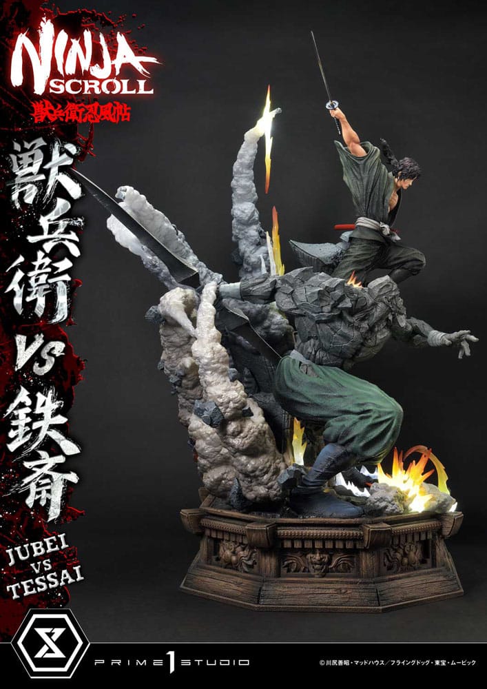 Ninja Scroll Ultimate Premium Masterline Series Statue 1/4 Jubei Versus Tessai Deluxe Bonus Version 101 cm – Bild 19