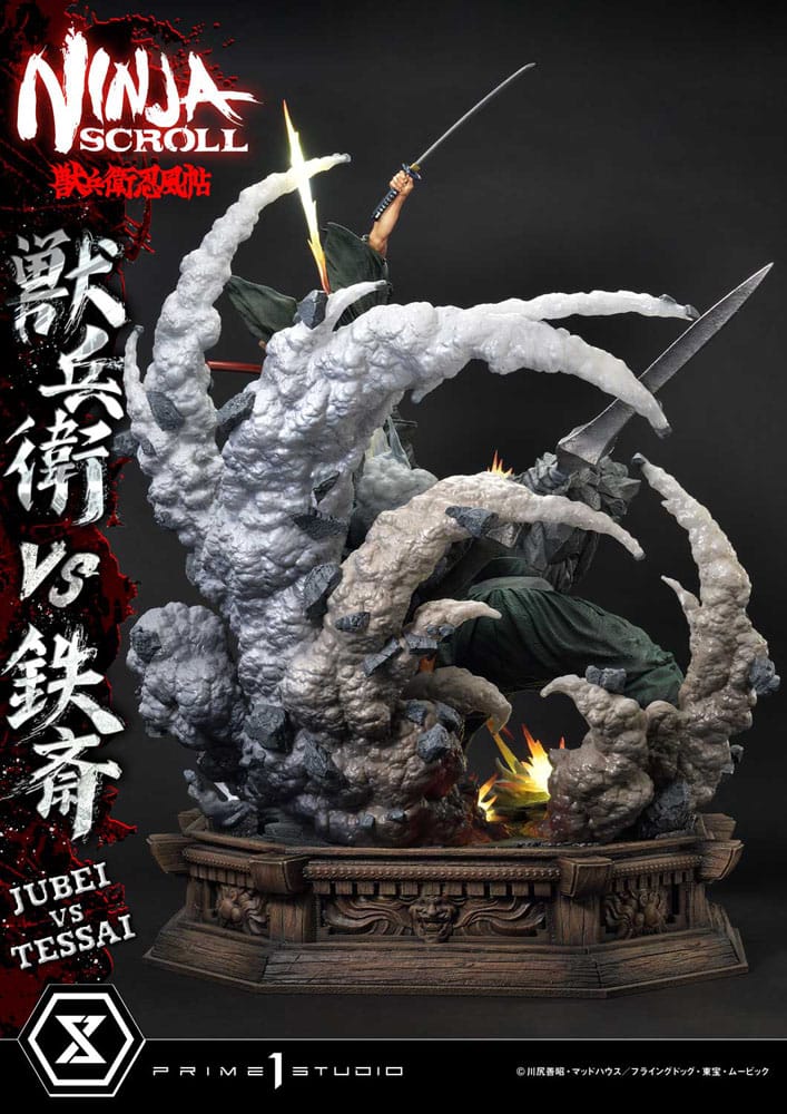Ninja Scroll Ultimate Premium Masterline Series Statue 1/4 Jubei Versus Tessai Deluxe Bonus Version 101 cm – Bild 20