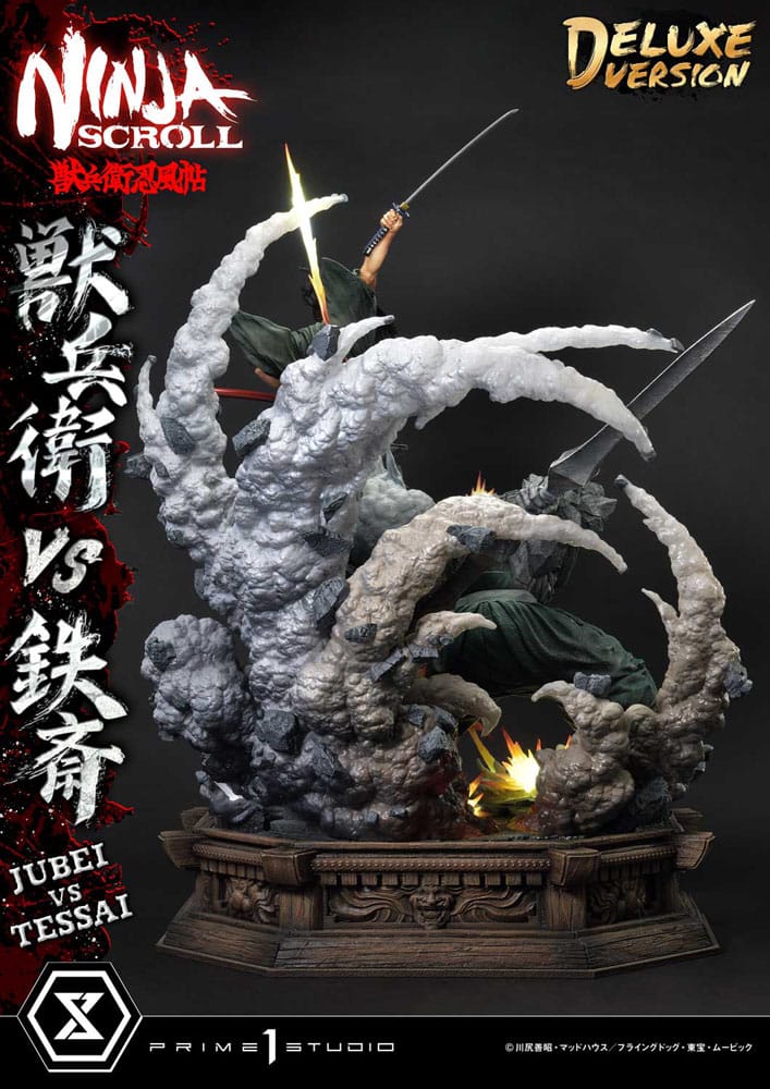 Ninja Scroll Ultimate Premium Masterline Series Statue 1/4 Jubei Versus Tessai Deluxe Bonus Version 101 cm – Bild 24