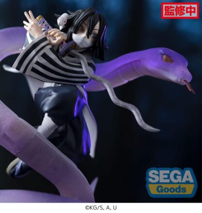 Demon Slayer: Kimetsu no Yaiba Xross Link Anime PVC Statue Obanai Iguro Hashira Training Arc 14 cm – Bild 3